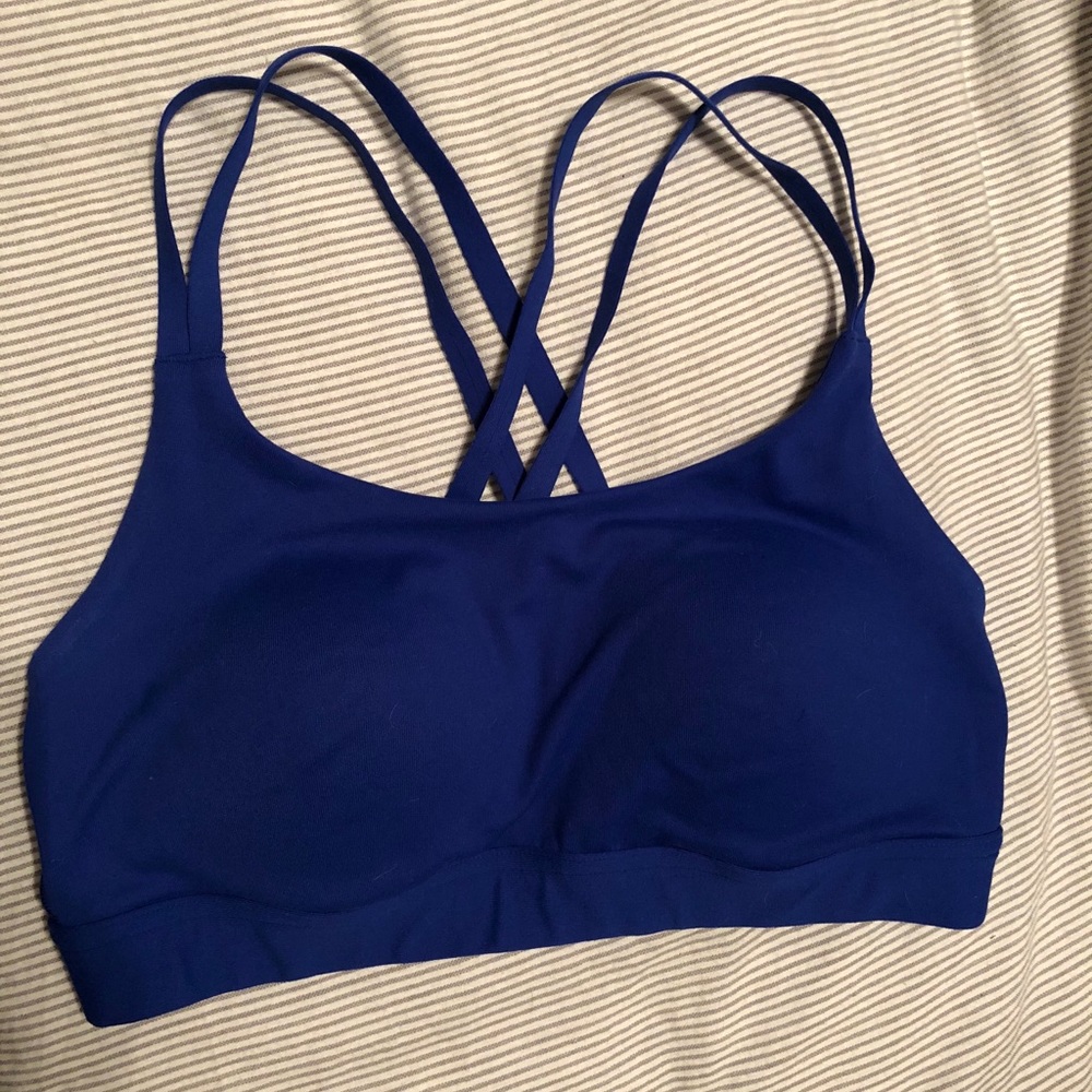 Blue Under Armour Sports Bra || M